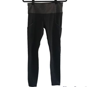 Lululemon Fresh Tracks Tight Heathered Black sz 8